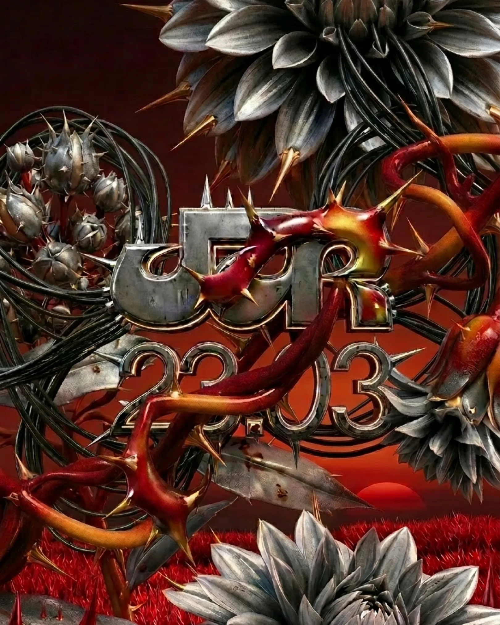 The poster of JAR on 23 March at Colossus, the mark in chrome